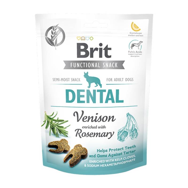 Brit Care Dog Functional Snack Dental с олениной (Здоровье зубов)