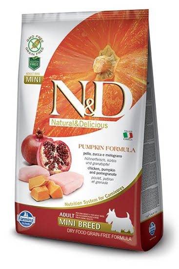 Farmina N&D GF Pumpkin Adult Mini Chicken & Pomegranate