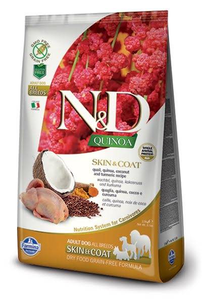 Farmina N&D Quinoa Adult All Breeds Skin & Coat Quail