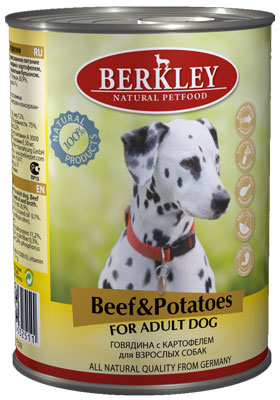 Berkley Консервы для собак Говядина с картофелем