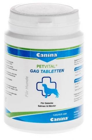 Canina Petvital GAG Tabletten Способствует увеличению выносливости, повышает работоспособность.