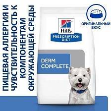 Hill's Prescription Сухой диетический корм  Derm Complete Mini для взрослых собак мелких пород